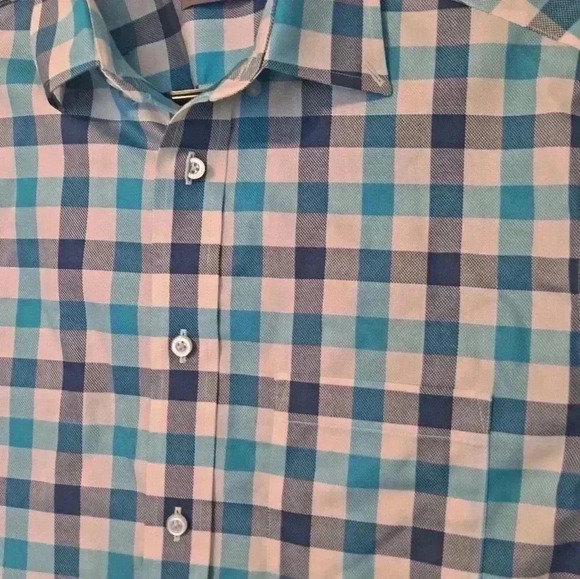 Daniel Cremieux Button Down Short Sleeve Shirt Size Medium EUC - Picture 7 of 7